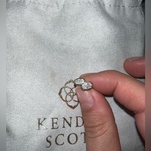 Kendra Scott Marisa 14 K yellow gold diamond stud earrings